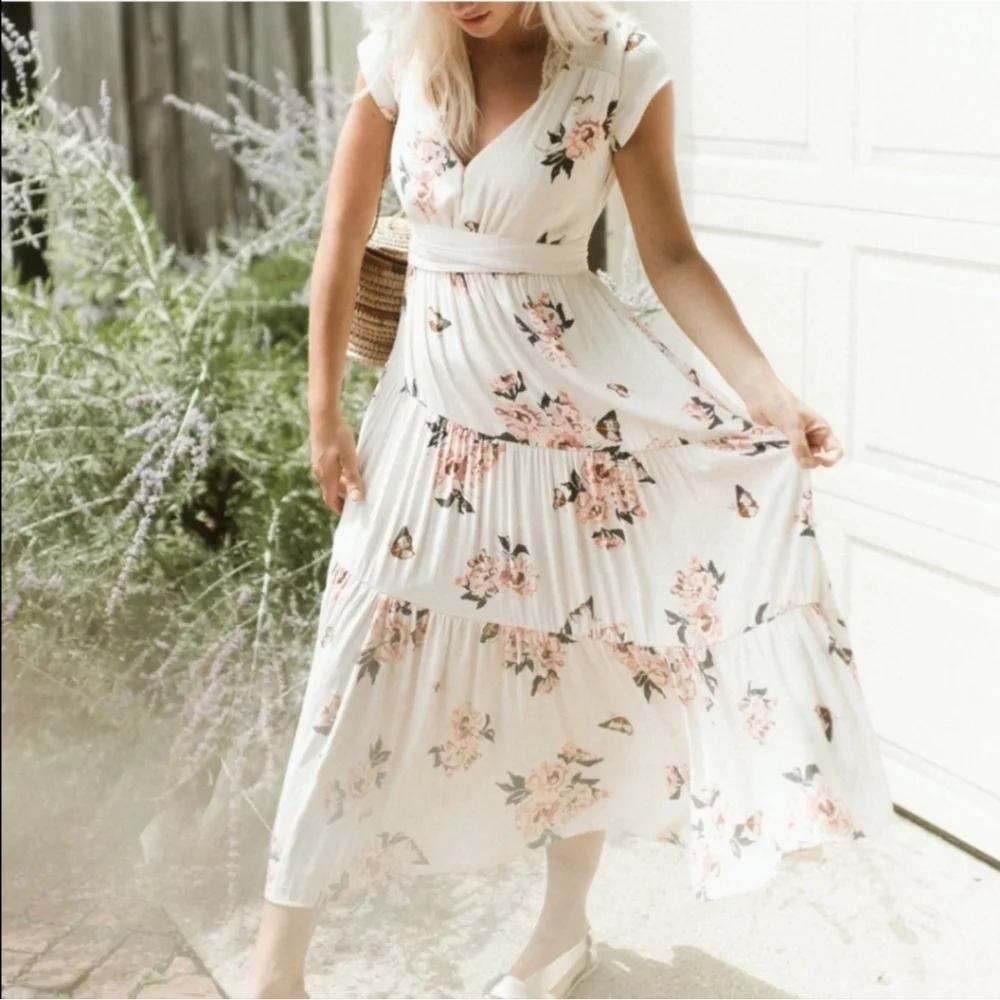 Free People All I Got Floral Printed Dress - Picture 1 of 9